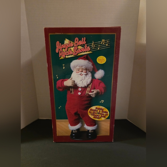 Vintage Jingle Bell Rock Edition #1 - Animated Santa Claus (Tested WORKS) - Picture 1 of 5